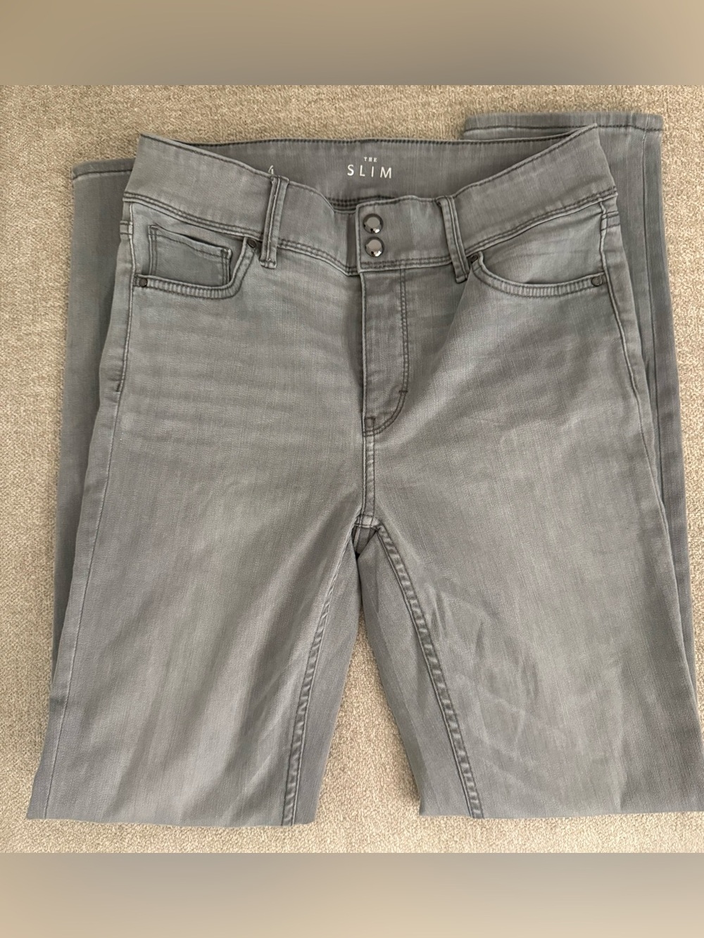 NWOT**** WHBM The Slim Women's Gray Slim Jeans